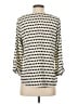 Brixon Ivy Polka Dots Ivory 3/4 Sleeve Blouse Size S - photo 2