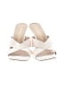 Stuart Weitzman 100% Leather Ivory Sandals Size 8 1/2 - photo 2