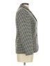 Ann Taylor 100% Wool Houndstooth Gray Wool Blazer Size 6 Petite - photo 4