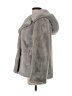BCBGMAXAZRIA 100% Polyester Gray Faux Fur Jacket Size S - photo 5