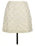 Selfie Leslie 100% Polyester Ivory Formal Skirt Size L - photo 2