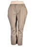 Catherines Solid Tan Khakis Size 22 - photo 1