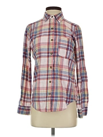 Aeropostale Long Sleeve Button-Down Shirt (view 1)