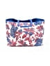 Tory Burch 100% Leather Floral Blue Leather Tote One size - photo 3
