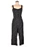 Ann Taylor LOFT Outlet 100% Rayon Polka Dots Black Jumpsuit Size Med Petite - photo 1