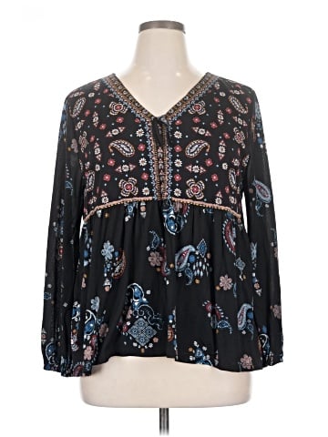 Style&Co Long Sleeve Blouse (view 1)