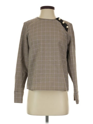 Zara Basic Long Sleeve Blouse (view 1)