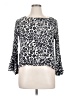 Karen Kane Animal Print Silver 3/4 Sleeve Top Size XL - photo 1