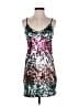 Express 100% Polyester Stars Silver Cocktail Dress Size XS - photo 1