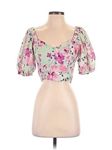 Lulus 3/4 Sleeve Blouse (view 1)