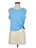 Yogalicious Blue Sleeveless T-Shirt Size M - photo 1