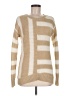 Level Eight 100% Acrylic Stripes Tan Pullover Sweater Size M - photo 1