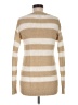 Level Eight 100% Acrylic Stripes Tan Pullover Sweater Size M - photo 2