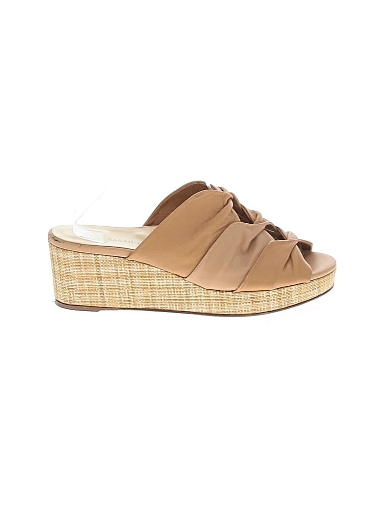 Pre-owned Sarah Flint Wedges In Tan