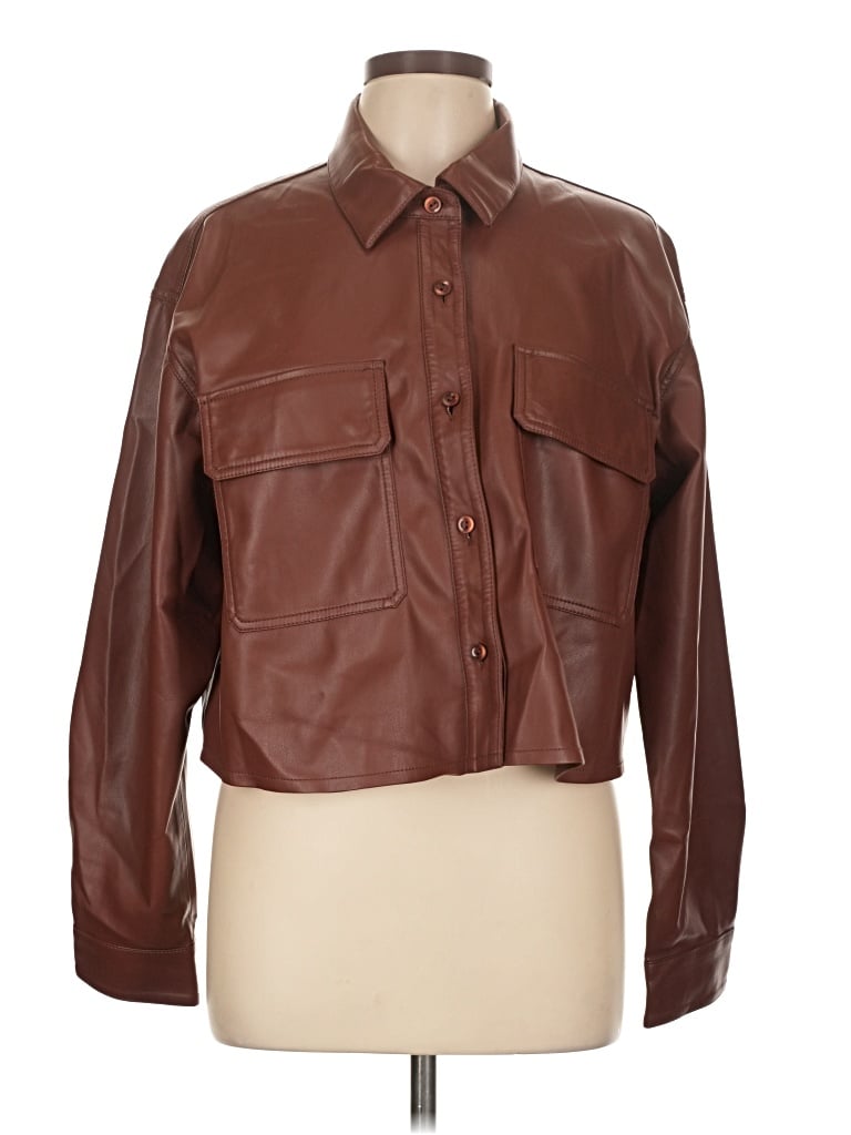 Pre-owned Hudson Jacket In Brown