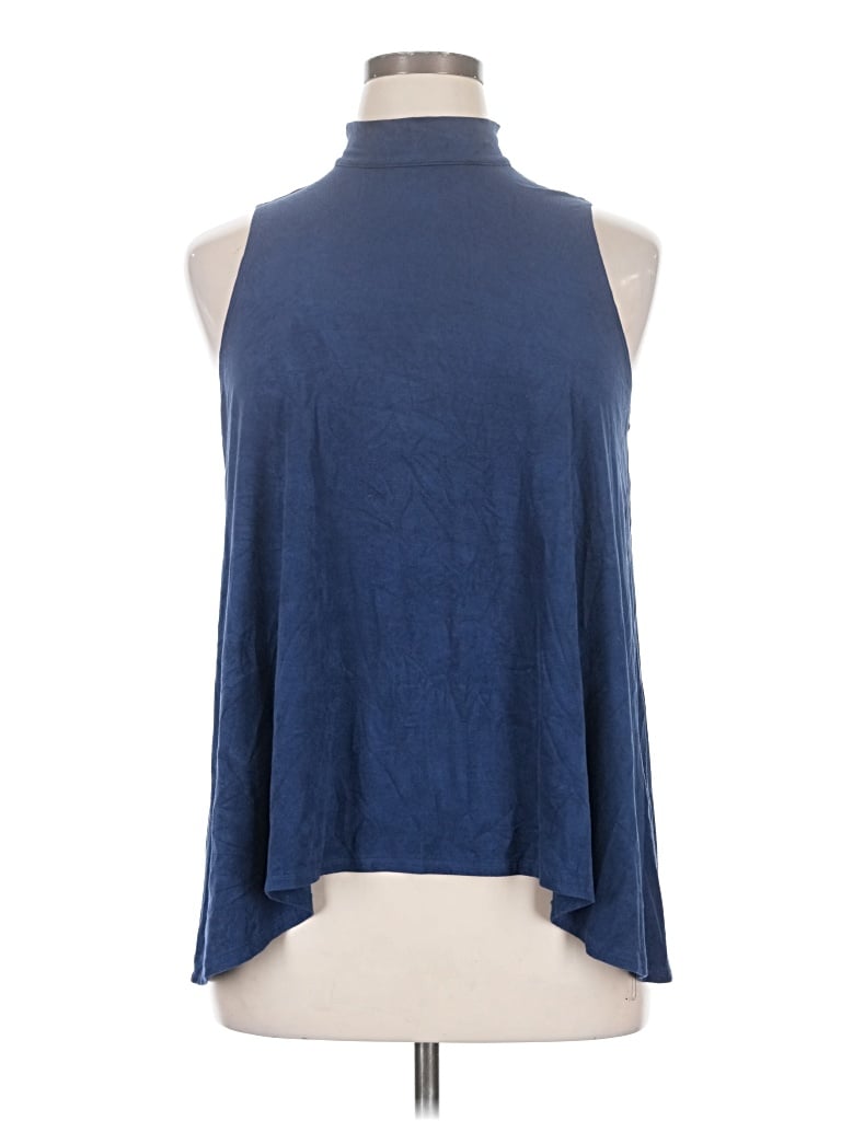 Pre-owned Sans Souci Sleeveless T-shirt In Blue