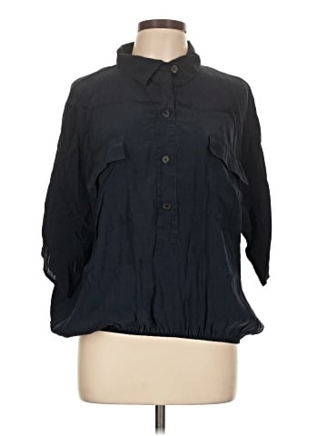 Billy Reid 3/4 Sleeve Button-Down Shirt (view 1)