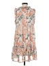 Umgee 100% Polyester Floral Orange Casual Dress Size S - photo 2