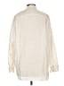 Vince. Solid Ivory Long Sleeve Button-Down Shirt Size L - photo 2