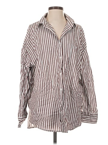 Cotton On Long Sleeve Button-Down Shirt (view 1)