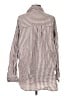 Cotton On Stripes Brown Long Sleeve Button-Down Shirt Size XS - photo 2