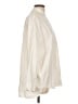 Vince. Solid Ivory Long Sleeve Button-Down Shirt Size L - photo 4