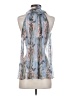 Zimmermann 100% Silk Blue Winsome Ruffle Top Size 4 (0) - photo 2