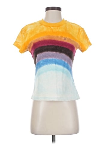 Acne Studios Rainbow Terrycloth T-Shirt (view 1)