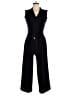 Andrew Marc Solid Black Jumpsuit Size 8 - photo 1
