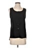 Mine 100% Polyester Black Sleeveless Blouse Size S - photo 1
