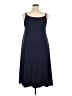 Torrid Blue Casual Dress Size 2X Plus (2) - photo 2