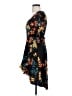 Express 100% Rayon Print Black Casual Dress Size S - photo 5