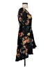 Express 100% Rayon Print Black Casual Dress Size S - photo 4