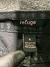 Refuge 100% Cotton Black Denim Skirt Size 8 - photo 4