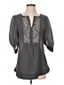 Brixon Ivy Gray 3/4 Sleeve Blouse Size S - photo 1
