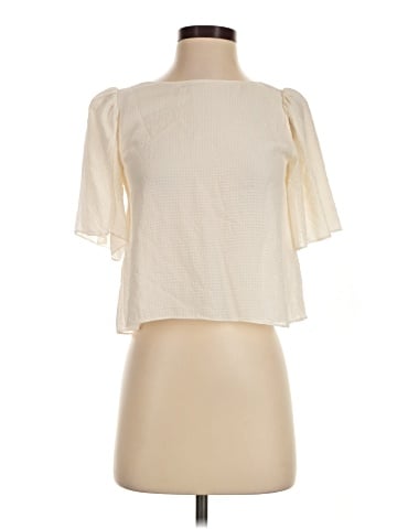 Club Monaco Short Sleeve Blouse (view 1)