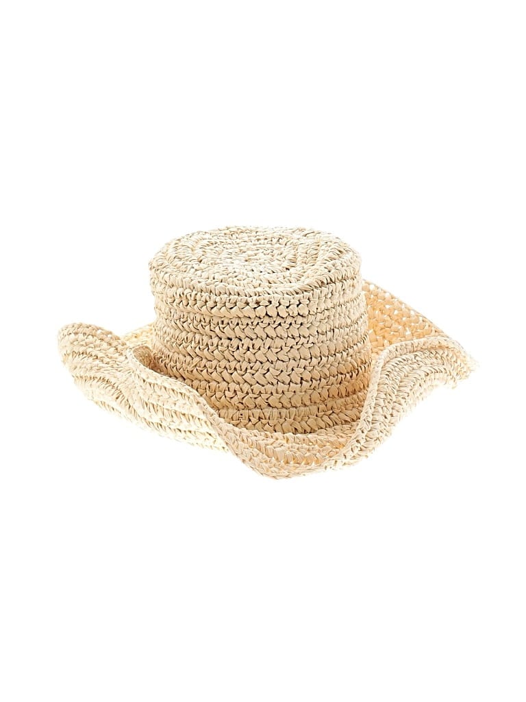 Pre-owned Cos Sun Hat In Tan