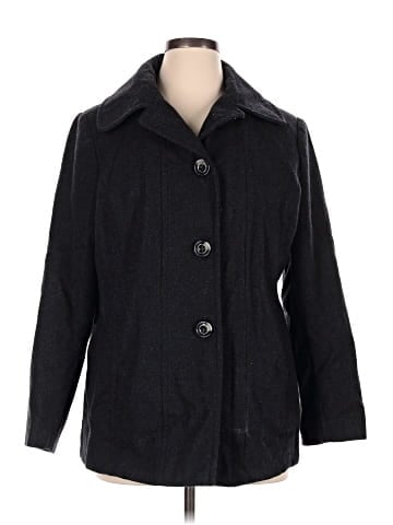 London Fog Wool Coat (view 1)