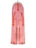 Unbranded 100% Polyester Print Pink Casual Pants Size S - photo 1