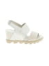 Sorel White Wedges Size 7 - photo 1