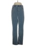 Lands' End Chevron-herringbone Blue Jeans Size S - photo 1