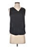 Banana Republic 100% Polyester Black Blue Sleeveless Blouse Size XS - photo 1