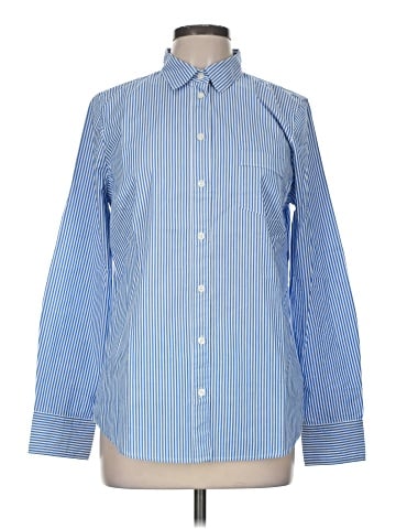 J.Crew Factory Store Long Sleeve Button-Down Shirt (view 1)