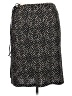 DKNY 100% Polyester Polka Dots Black Casual Skirt Size L (petite) - photo 2