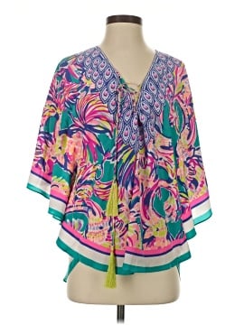 Lilly Pulitzer 3/4 Sleeve Silk Top (view 1)