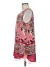 Dana Buchman 100% Polyester Paisley Pink Casual Dress Size M - photo 5