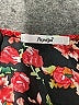 Papaya 100% Polyester Floral Black Casual Dress Size S - photo 7