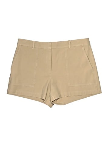 Ann Taylor Khaki Shorts (view 1)