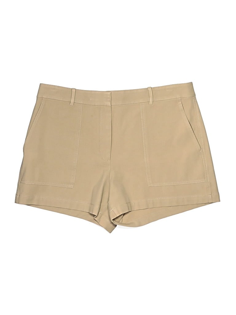 Pre-owned Ann Taylor Khaki Shorts In Tan