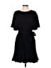 DKNY 100% Polyester Solid Black Cocktail Dress Size 6 - photo 1